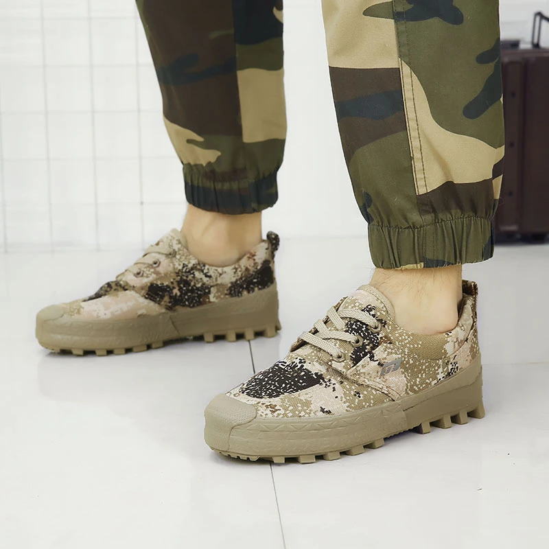 强步1137新款【猎鹰】纳米三防户外防滑耐磨工作鞋劳保鞋解放鞋