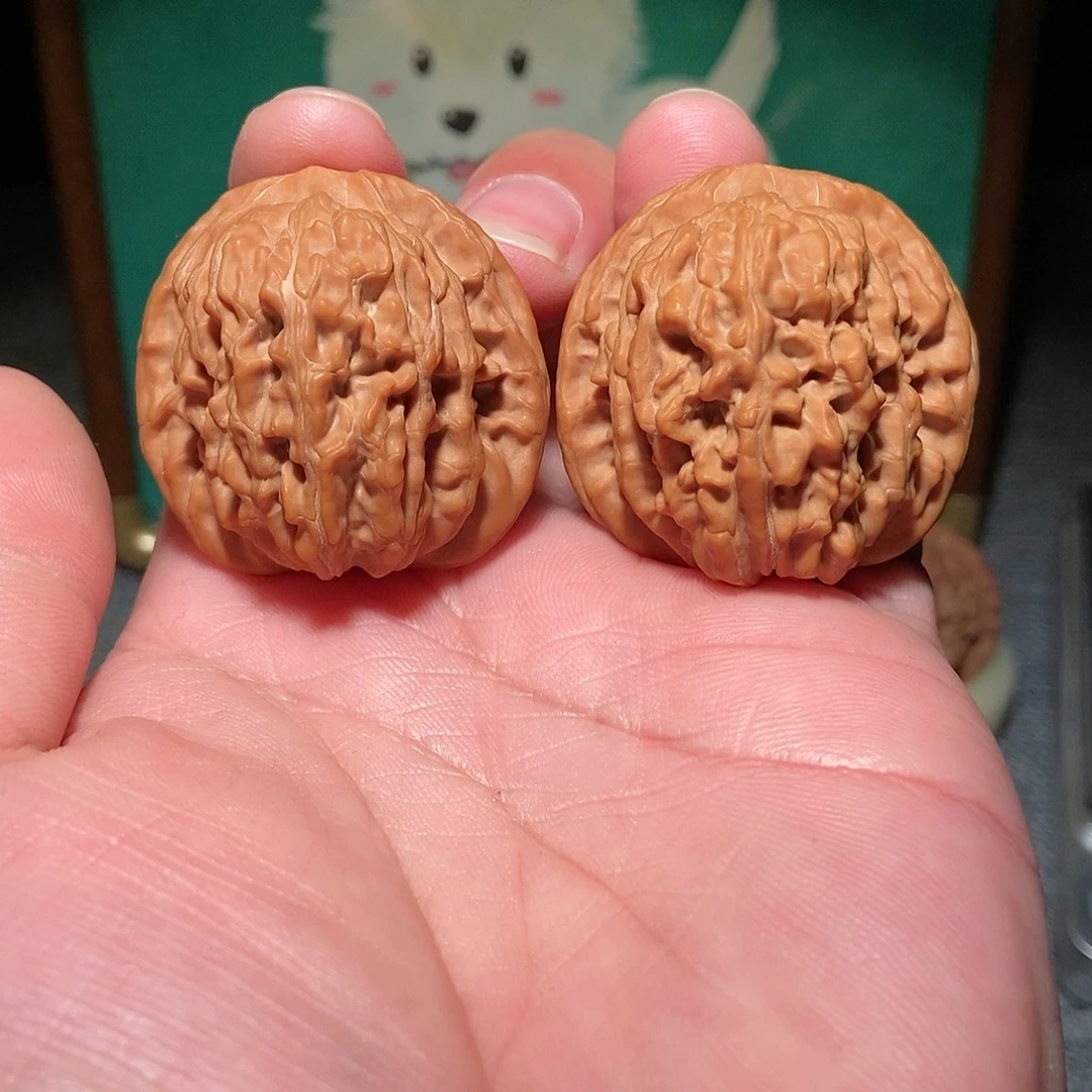 把件文玩核桃全品蜡皮平谷小楼