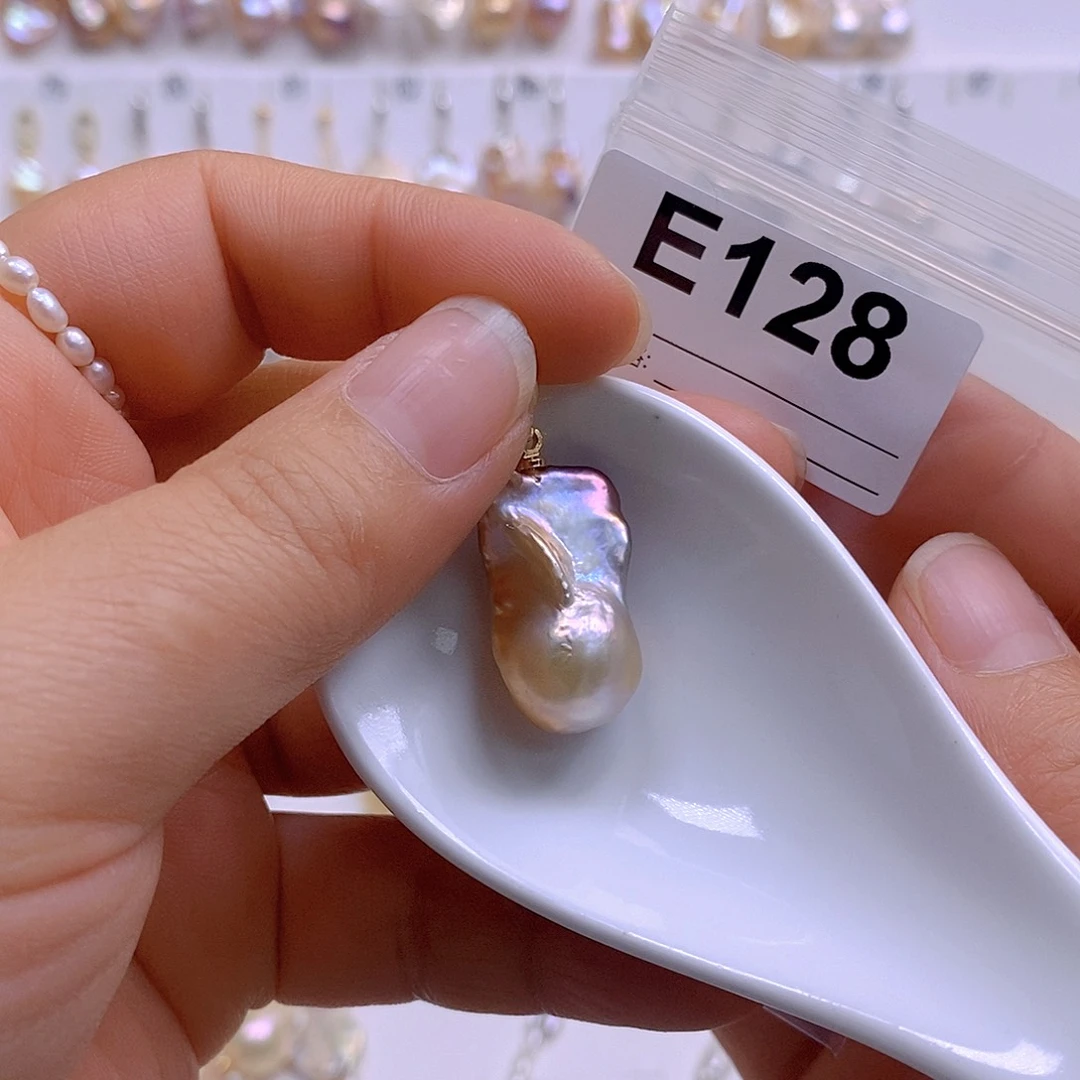 淡水珍珠颈饰银S925镶嵌