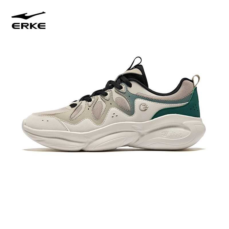 鸿星尔克-逐光2丨四季款情侣休闲老爹鞋复古运动鞋增高面包鞋