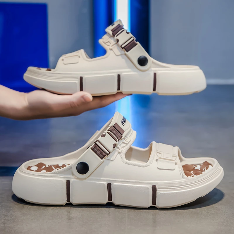 2025新款时尚潮流男士拖鞋夏季司机外穿开车家居沙滩运动户外凉鞋