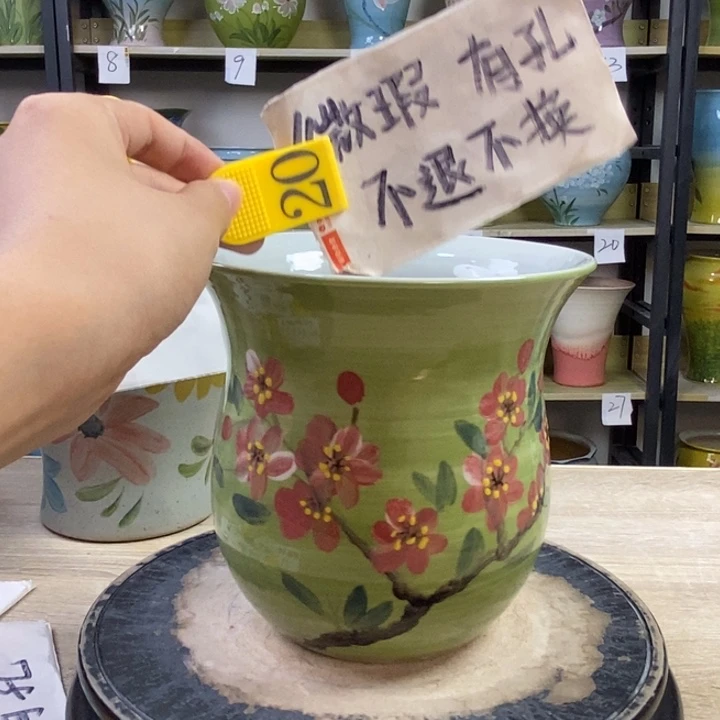 景德镇高温陶瓷花盆