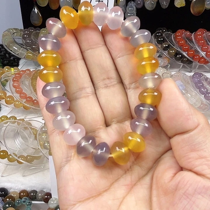 玛瑙/玉髓合金手链