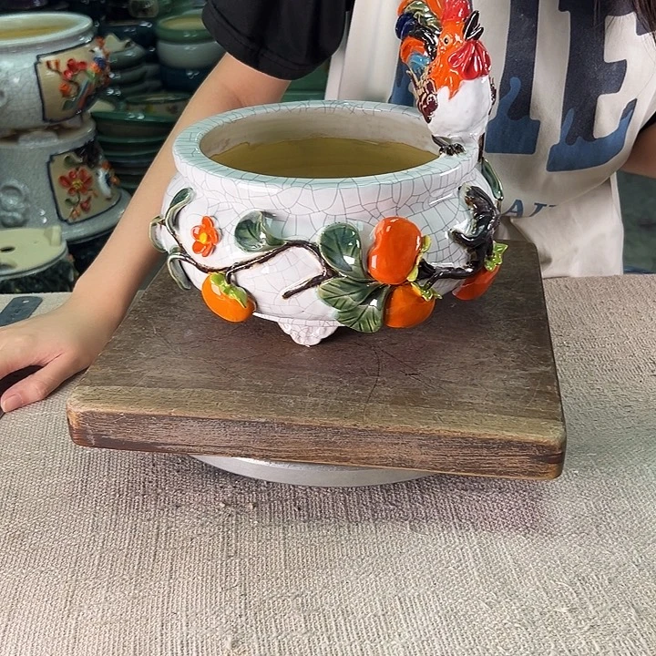 泳坤堂石湾盆陶瓷