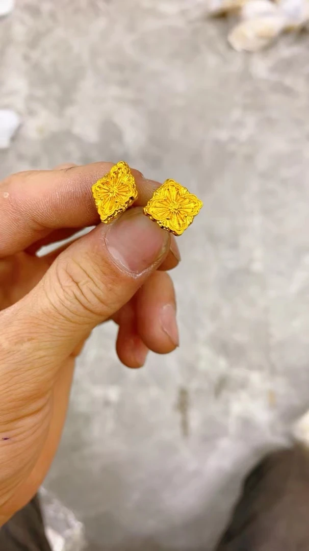 钛钢耳饰 YD8四方耳钉