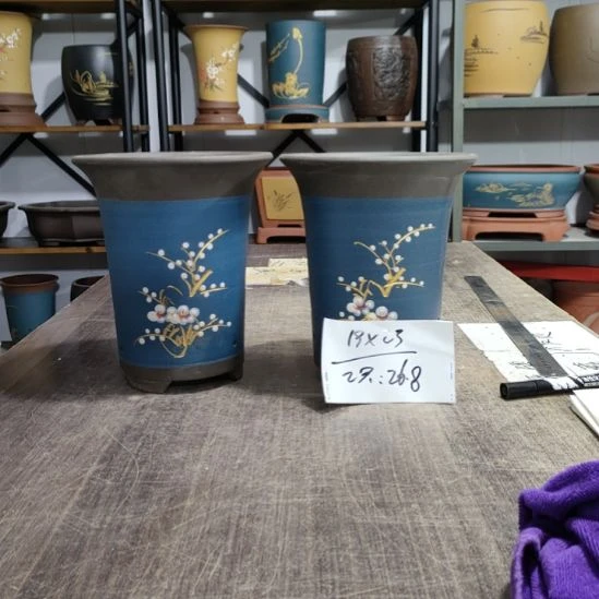 紫砂花盆紫砂花盆