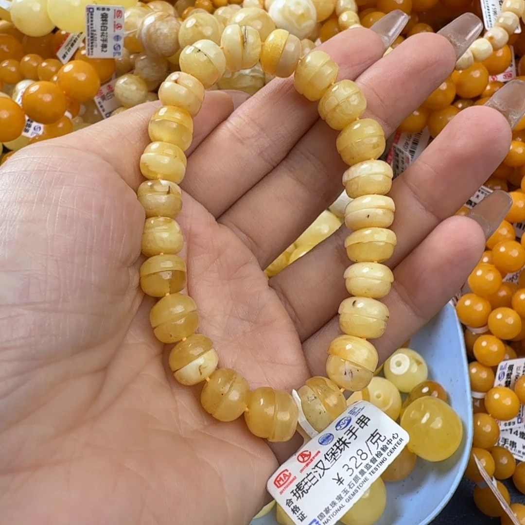 琥珀未镶嵌珠宝奇石