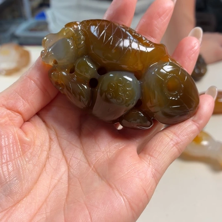 玛瑙/玉髓吊坠(不含链)未镶嵌