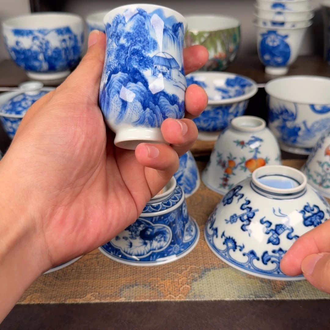 现代手工手绘茶器