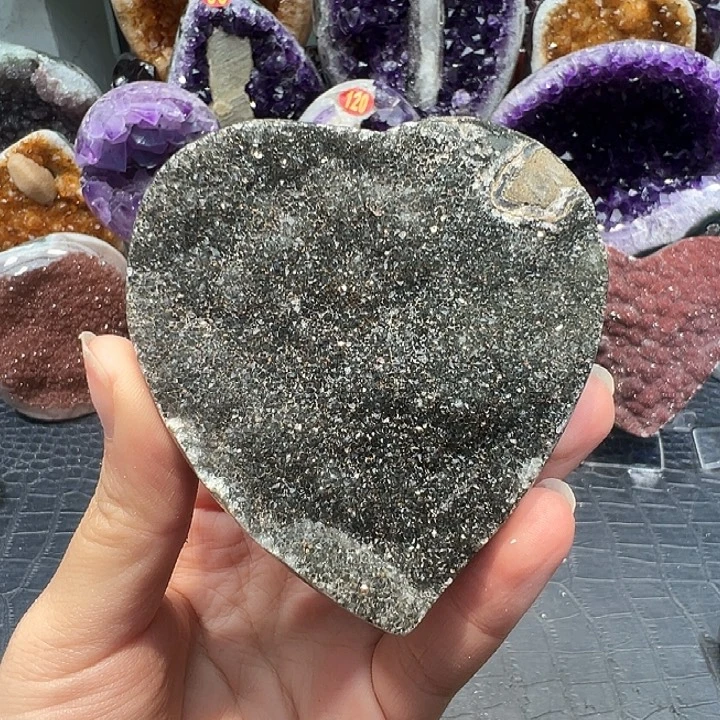 紫晶珠宝半成品未镶嵌