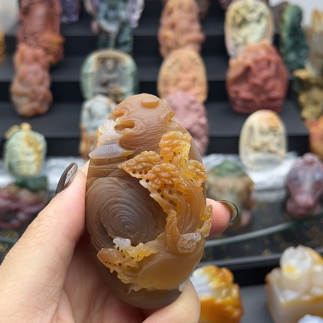 玛瑙/玉髓未镶嵌颈饰