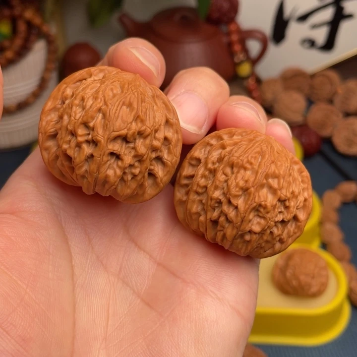 文玩核桃把件磨盘39