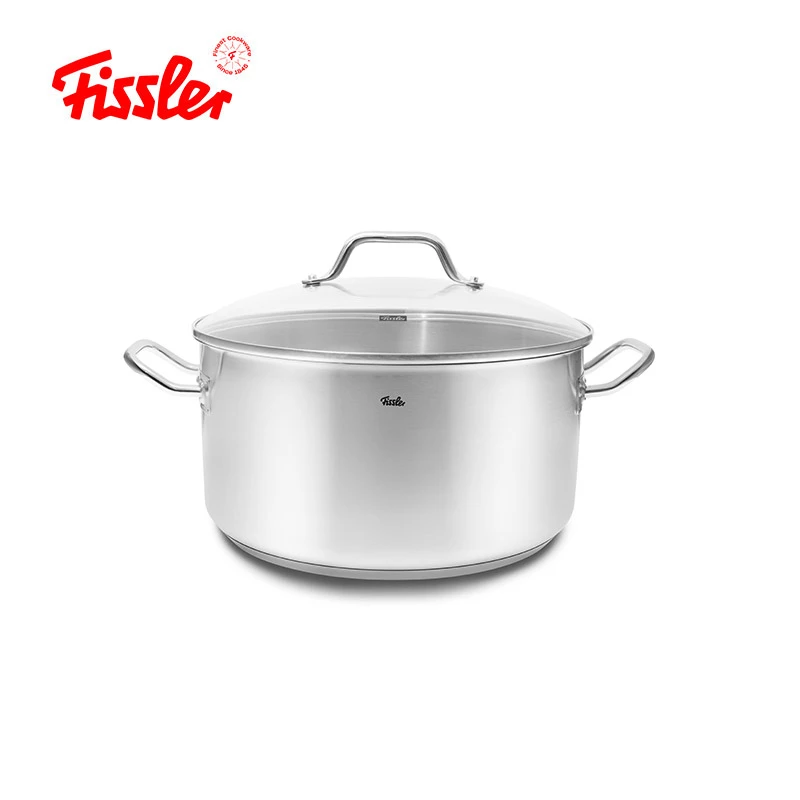 德国Fissler/菲仕乐乔伊32cm双柄汤锅+蒸屉