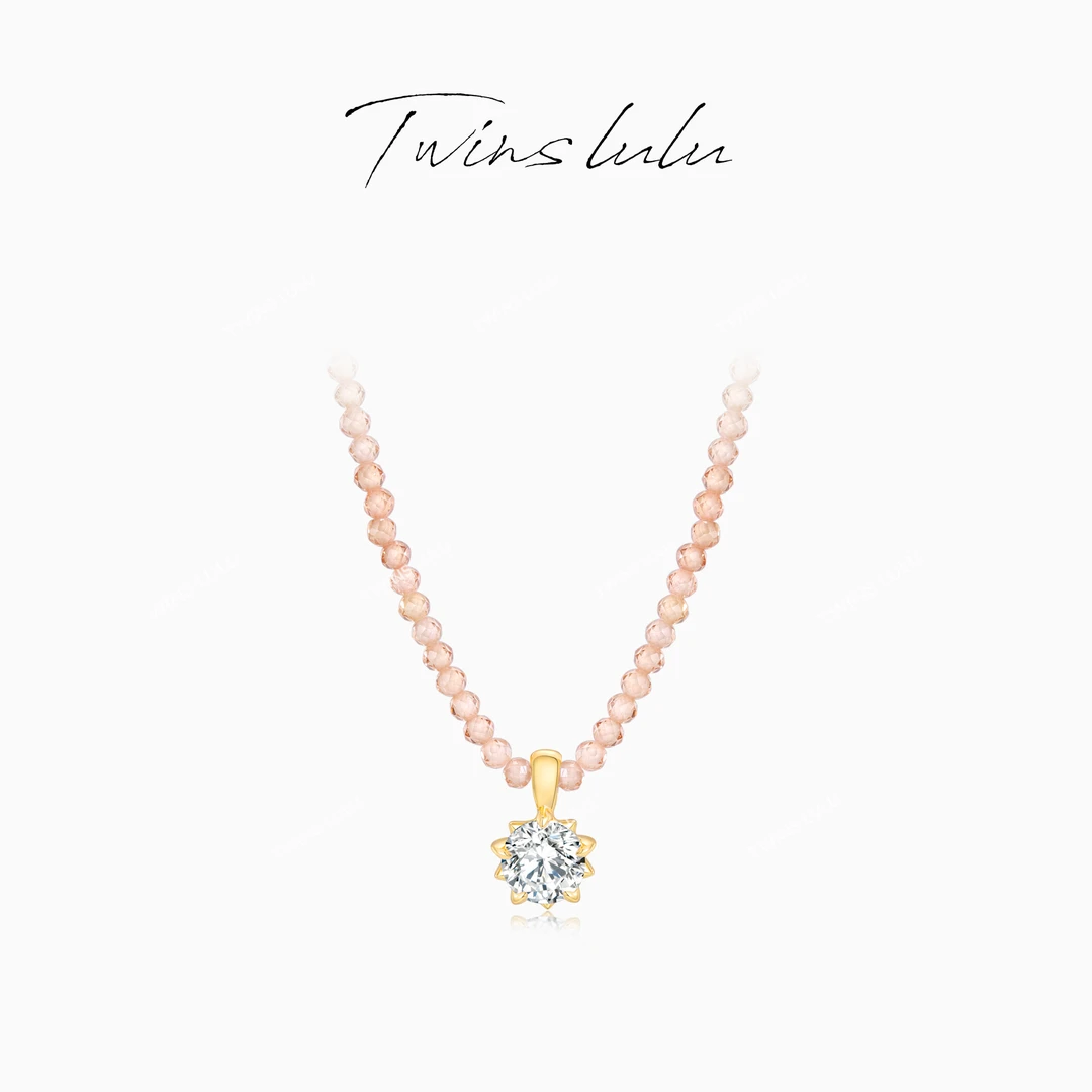 TWINS LULU 出游季 法式高级感简约百搭氛围感珠珠项链TSJ8565