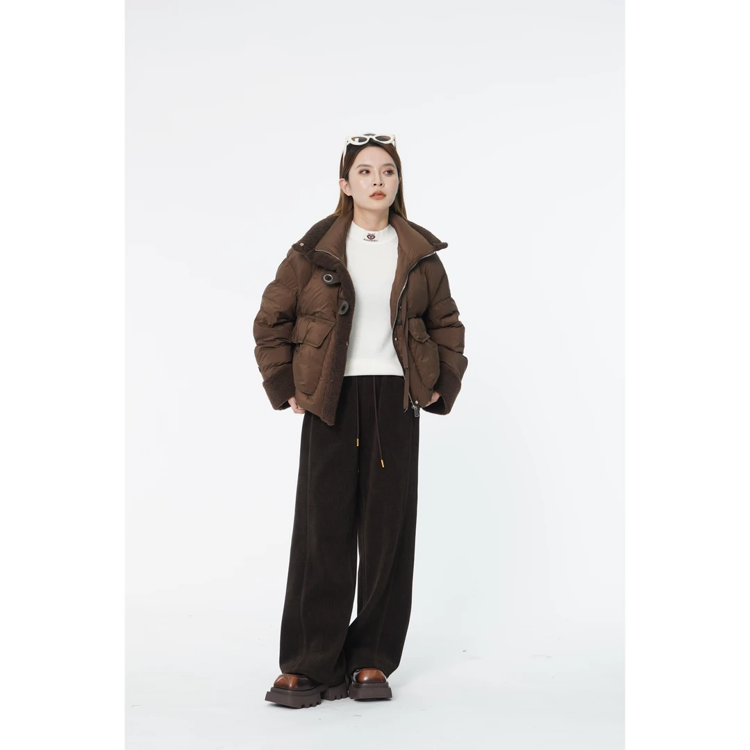 【小北专属】小立领短款毛衫上衣846558