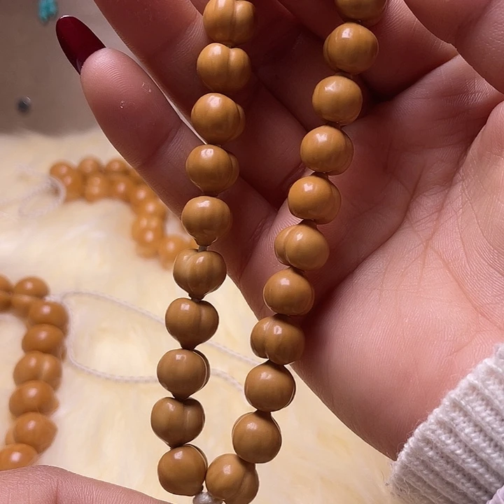 起***巴手串猴头核桃10尺寸镜面柯基屁桃手持全品无暇