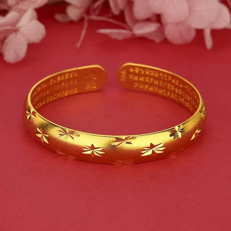 王炸珠宝专享典藏美丽首饰满天星开口手镯