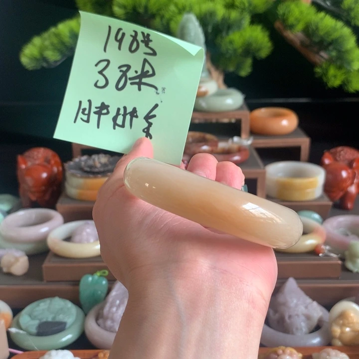 石英质玉未镶嵌手镯胖*鱼198号