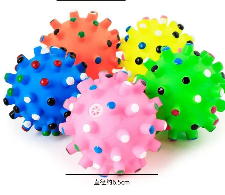 宠物玩具球发声宠物玩具磨牙洁齿寵物啃咬耐磨互动训练球玩具