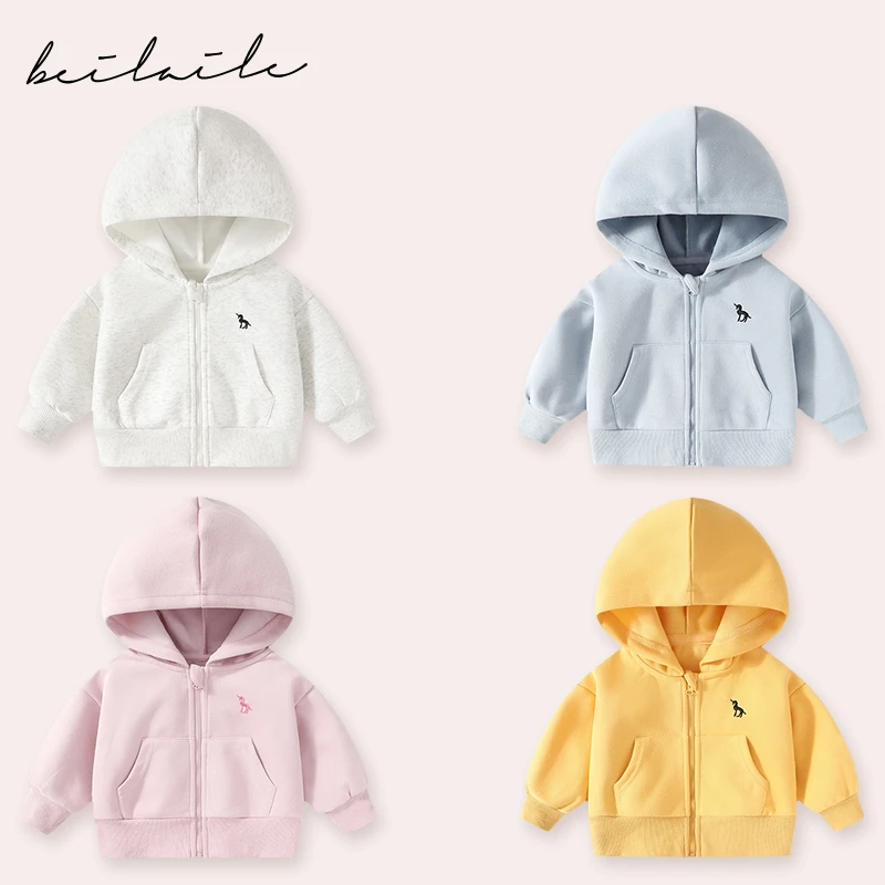 【华棉卫衣 柔软舒适 小乐妈咪】婴儿衣服男童春秋上衣春款卫衣B14