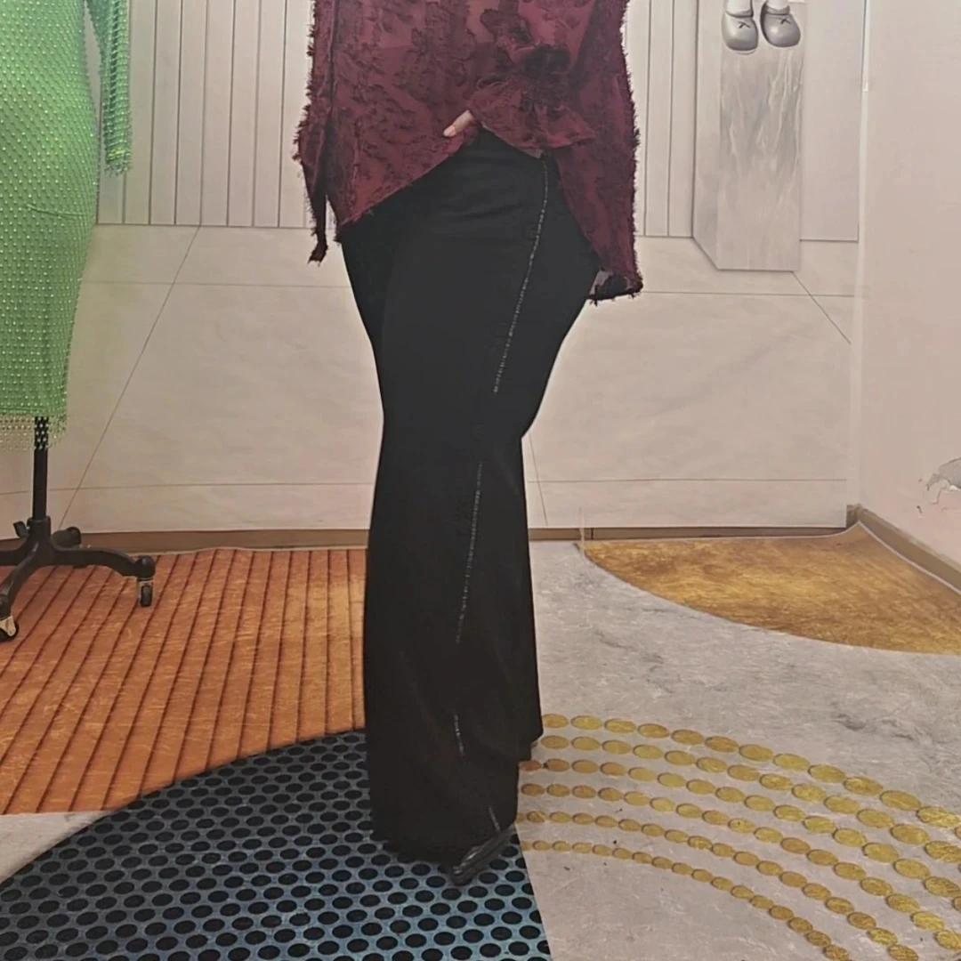 美女新款大码女装休闲裤