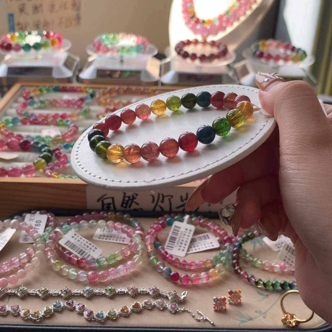 未镶嵌手链碧玺碧玺