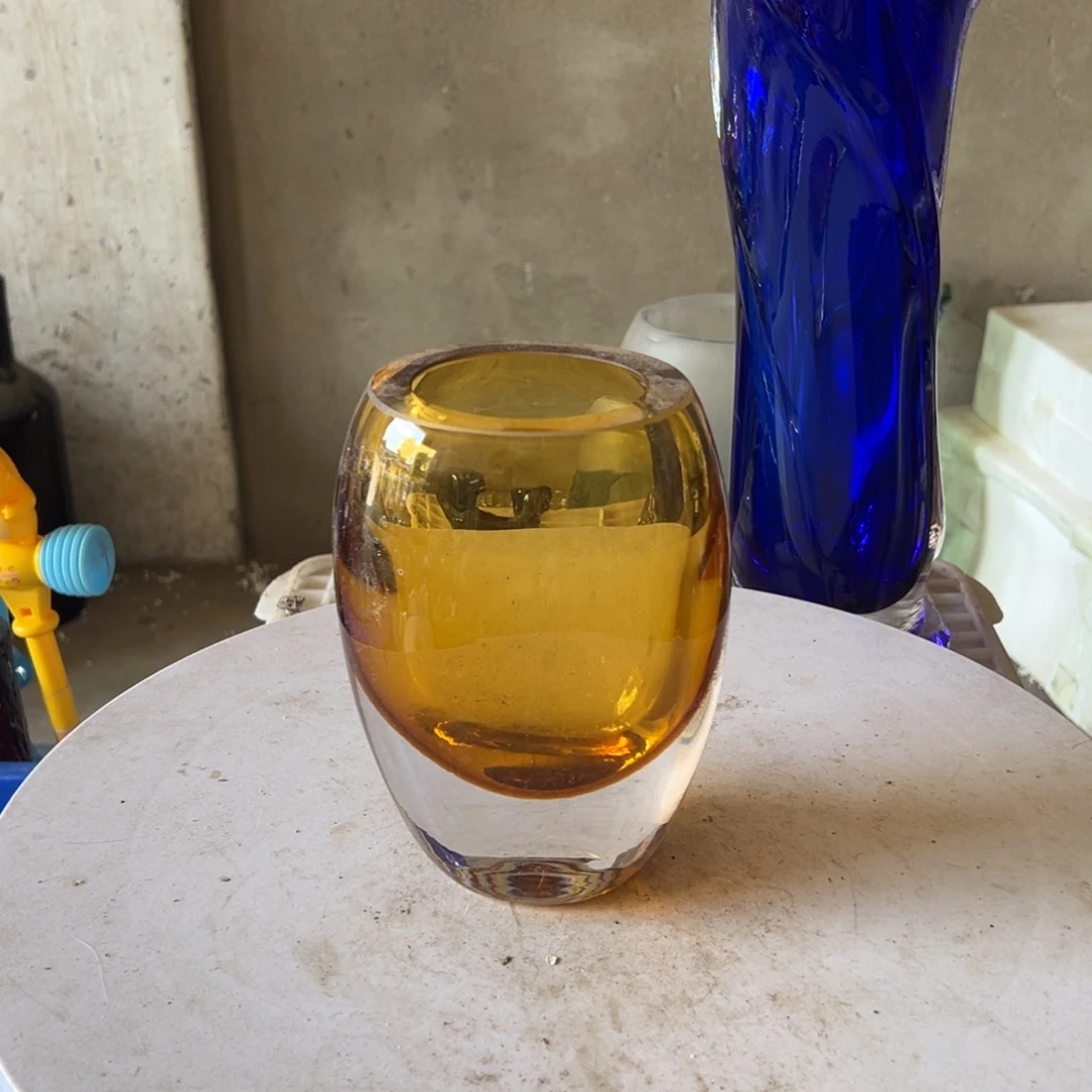 弘扬琉璃花器微瑕高度16