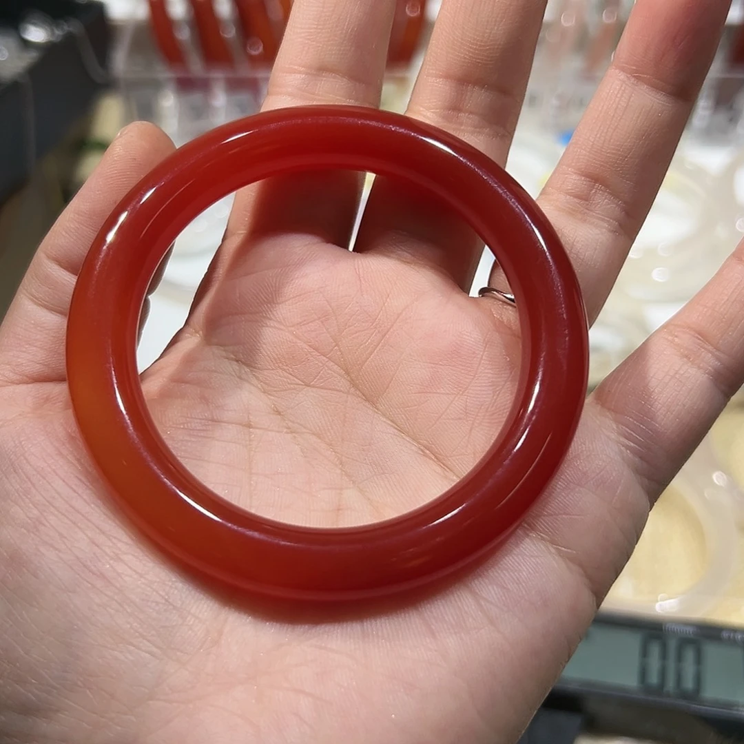 玛瑙/玉髓手镯未镶嵌圆****7