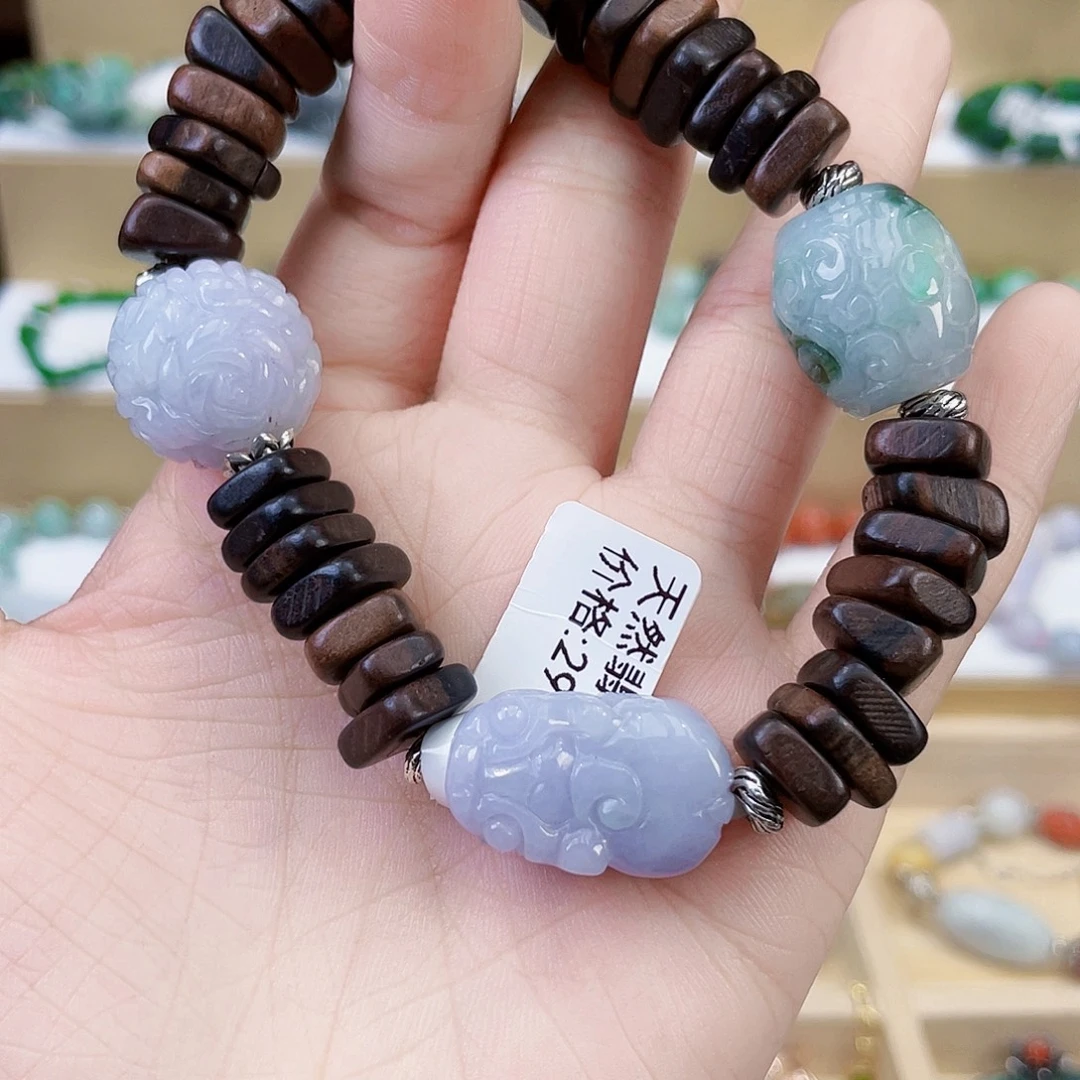 零***疯翡翠未镶嵌手链手链