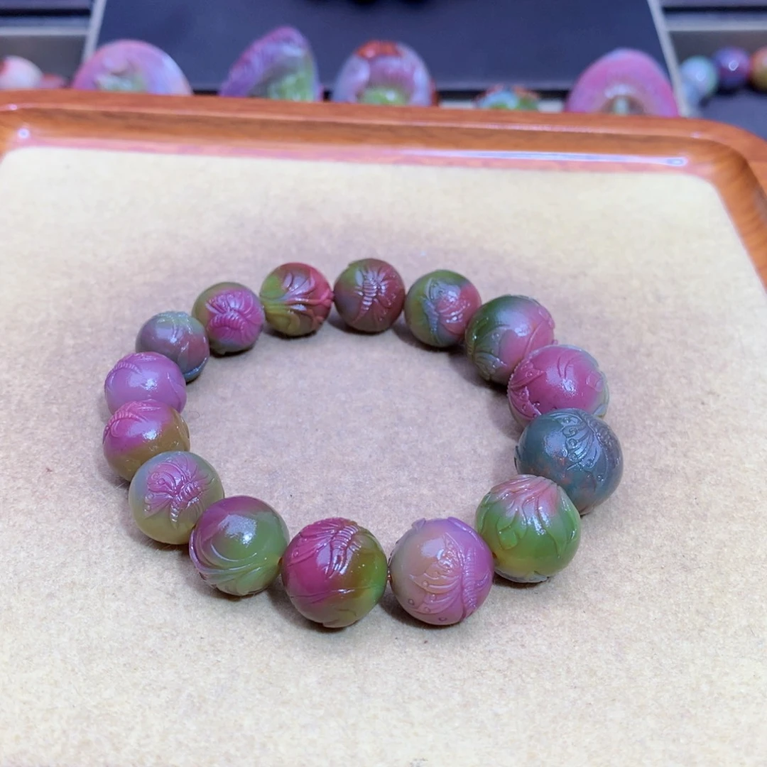 玛瑙未镶嵌手链盐源