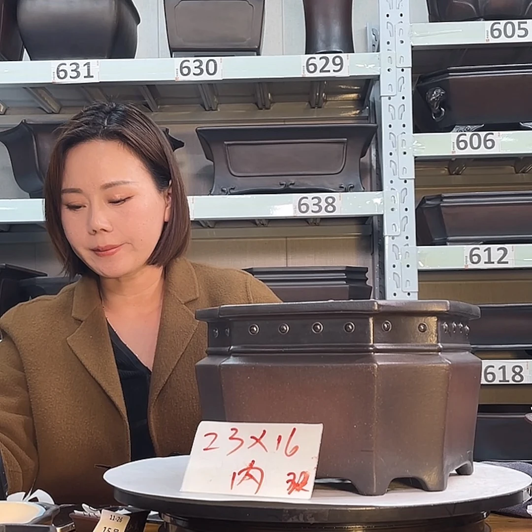 紫砂花盆宜兴紫砂51号