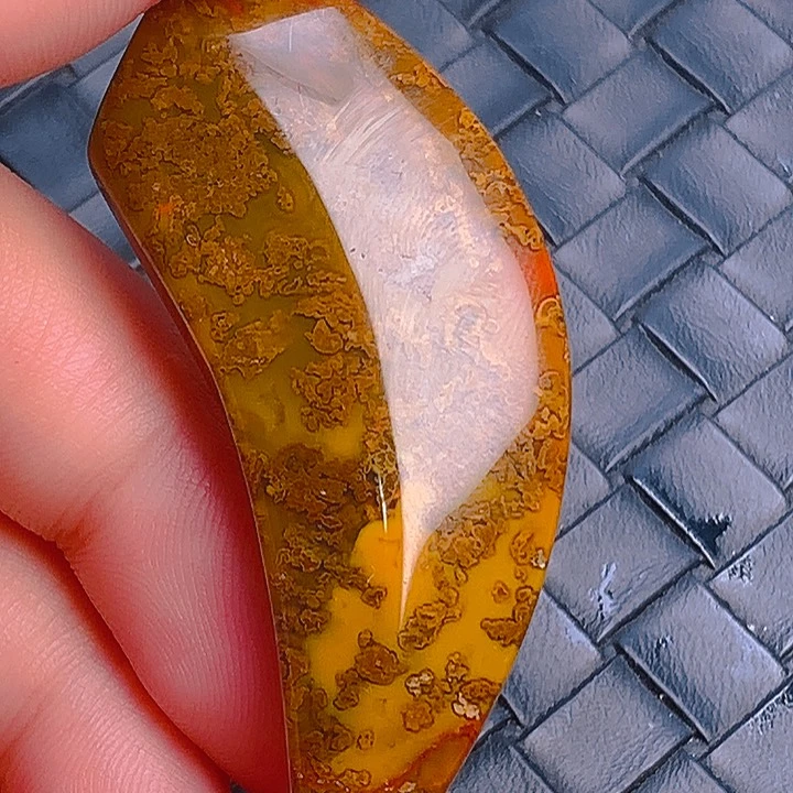 玛瑙/玉髓颈饰足银镀金镶嵌冷*雨