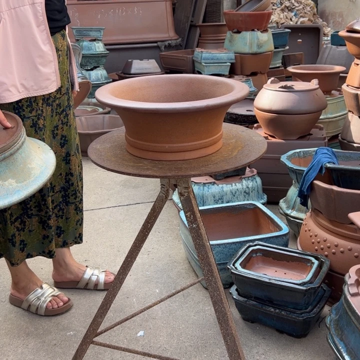 彭***花盆紫砂高温处理