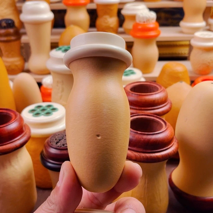 竹蛉葫芦，密胺口七眼，微瑕