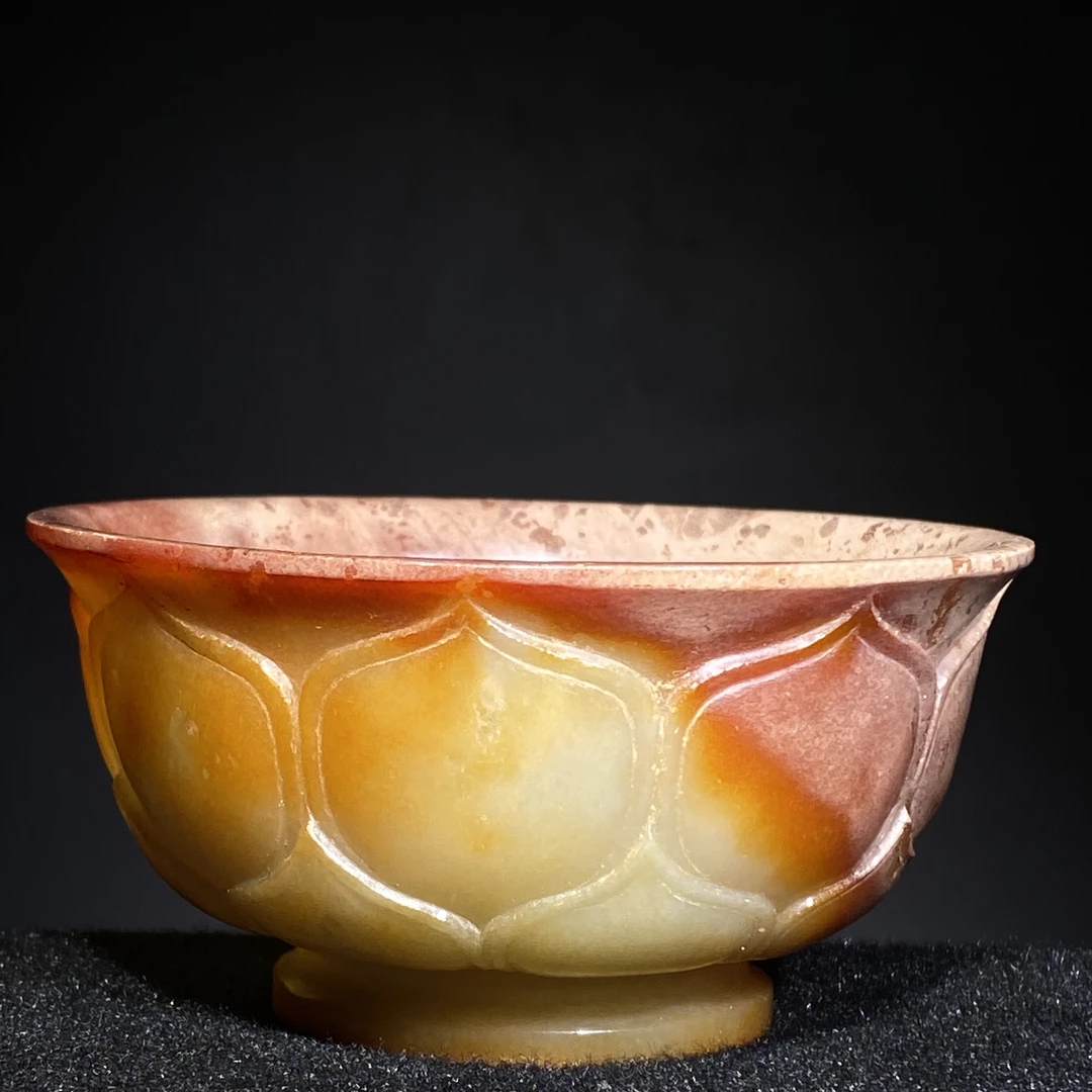 臻藏（8a）和田玉莲花玉碗2412300007