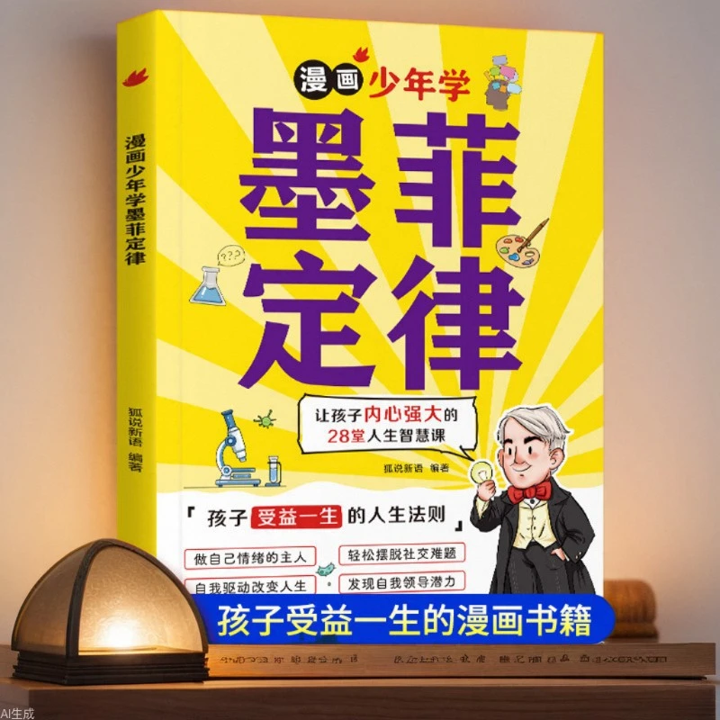 孩子爱读的墨菲定律漫画版少年读经典儿童认知提高情商课外书籍