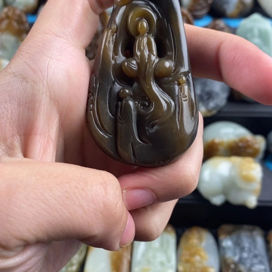 和田玉挂件未镶嵌