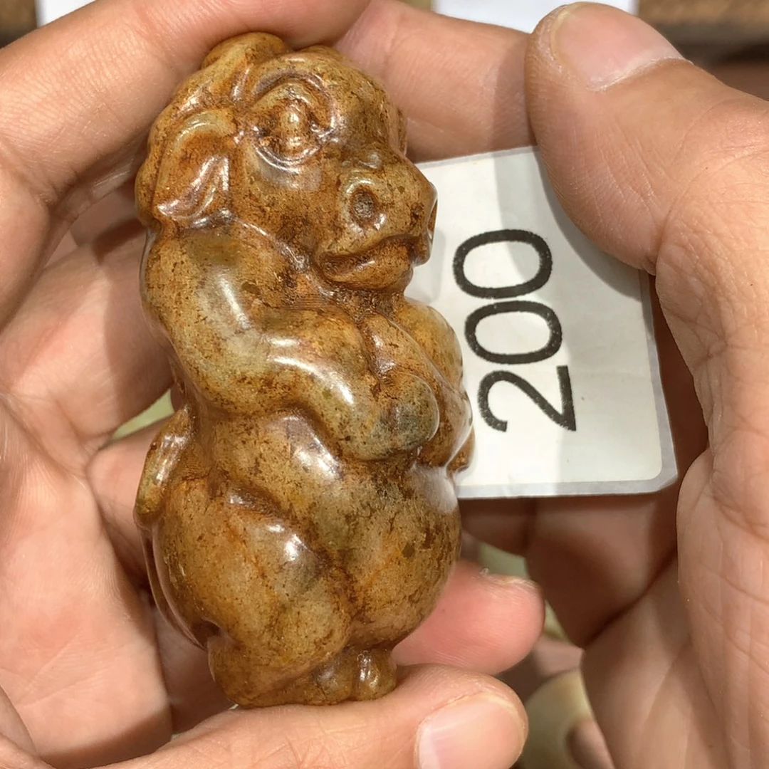 未镶嵌和田玉挂件泉