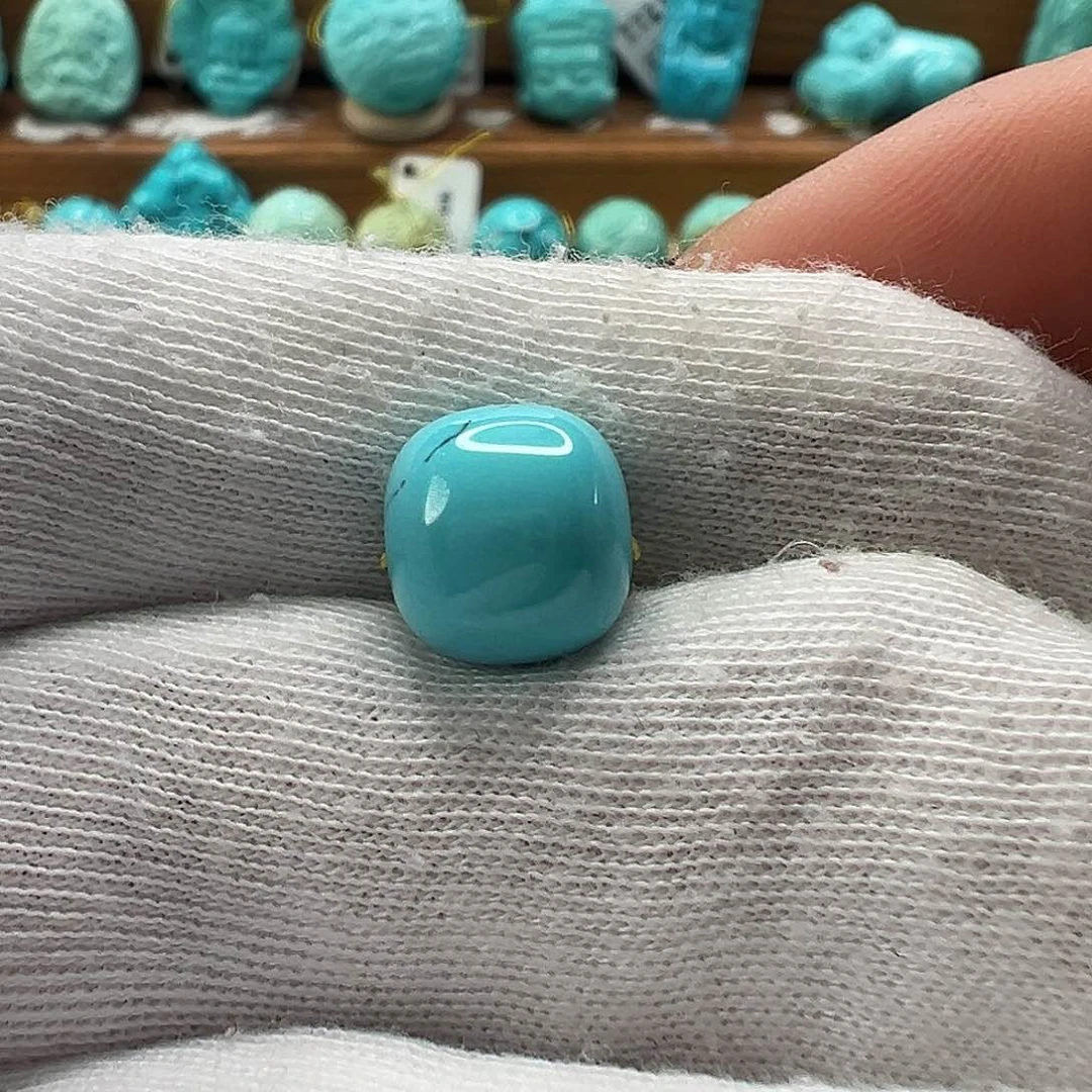 绿松石老型珠 未镶嵌