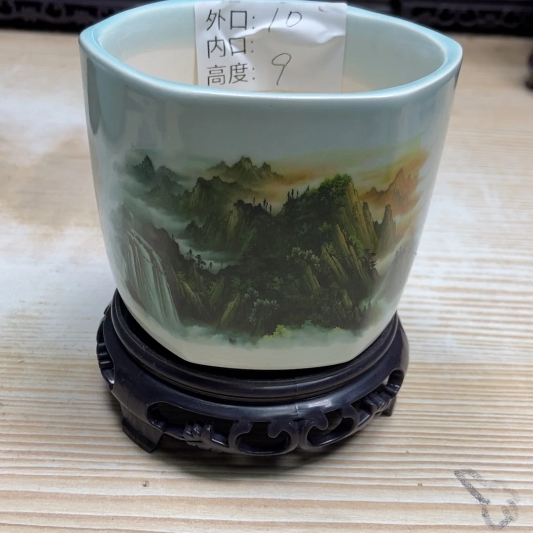 瓷片陶瓷花盆陶瓷艺术