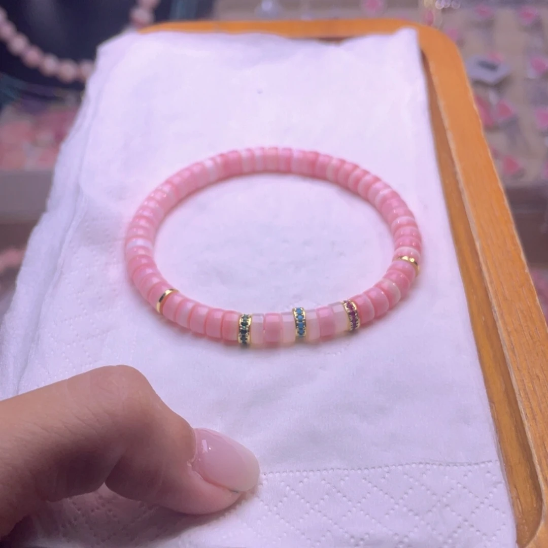 未镶嵌海螺珠手绳今*福利