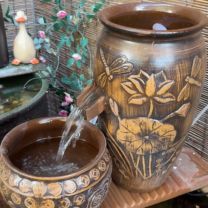 粗陶口径19/39，20/16进水口2.5厘米