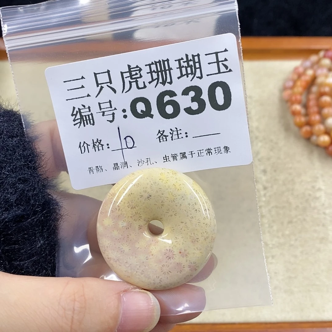 硅化珊瑚（珊瑚玉）1未镶嵌粉*点