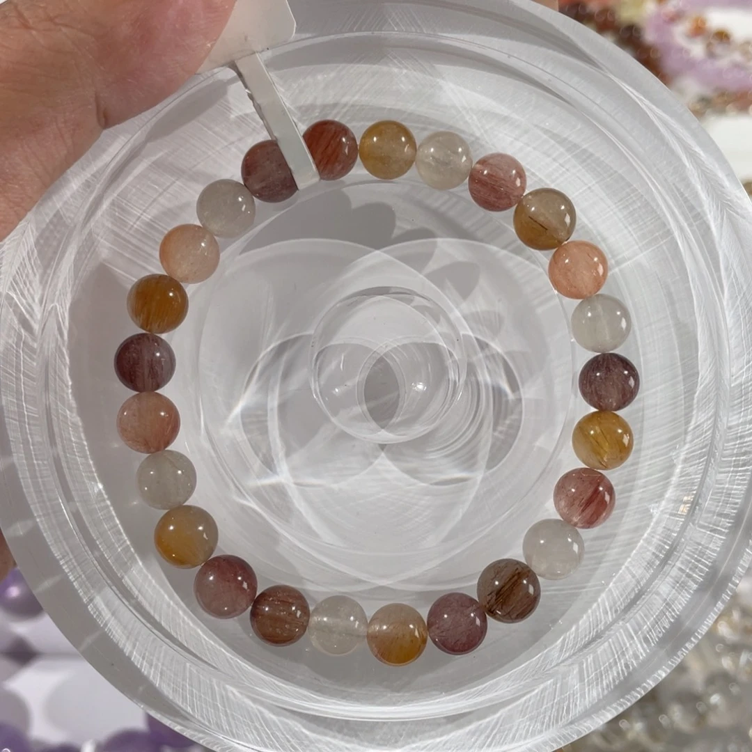 水晶手链未镶嵌025多宝兔毛7m+