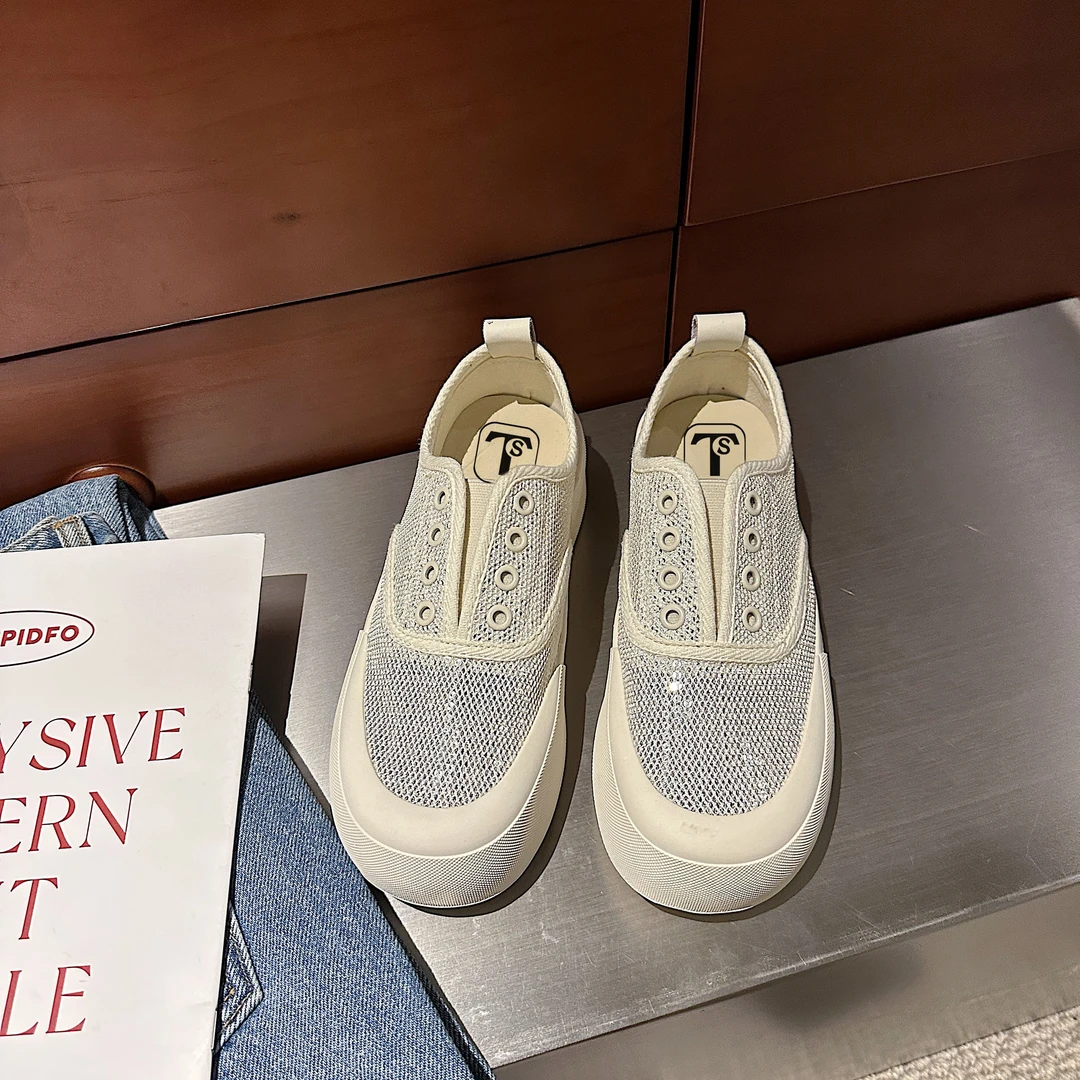 【LP】TS时尚乐福鞋休闲百搭透气厚底懒人一脚蹬休闲鞋MTX47302-X