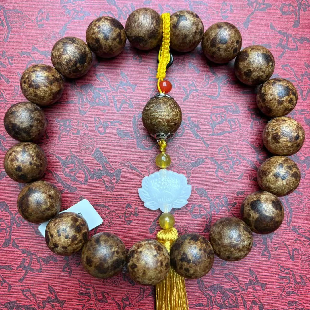 （开总文玩）天然沉香木串677