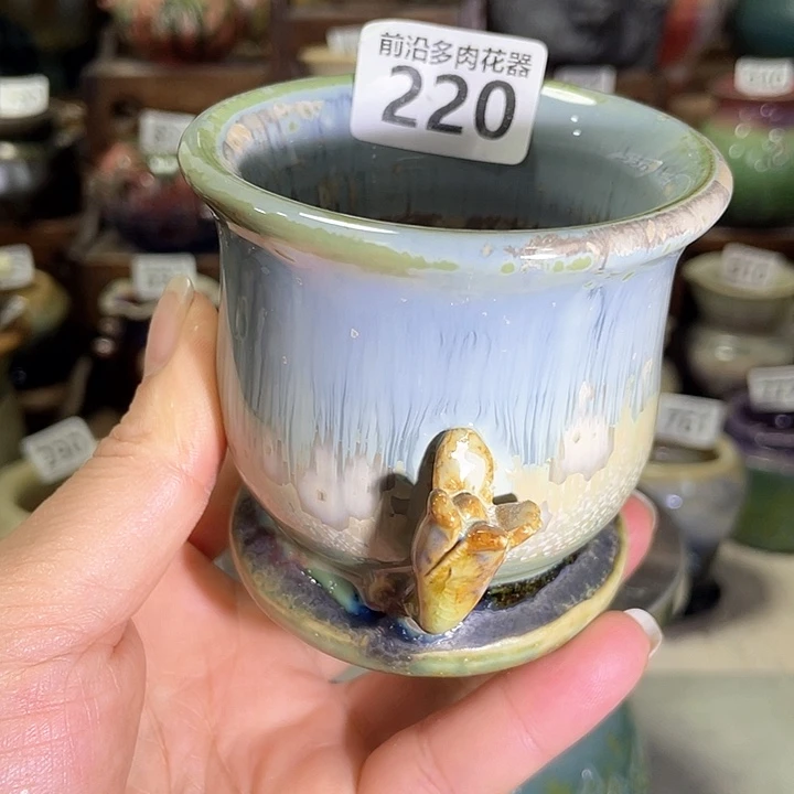 红陶内口径6高度8