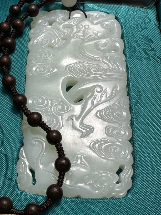 和田白玉吊坠挂件