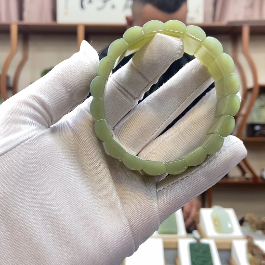 和田玉未镶嵌手链多样性发一件