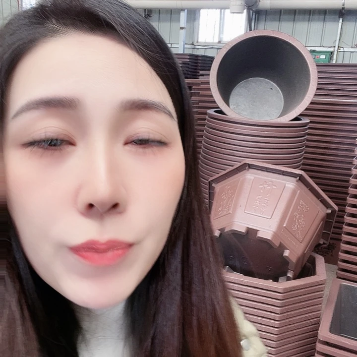 八角60口径花盆两个